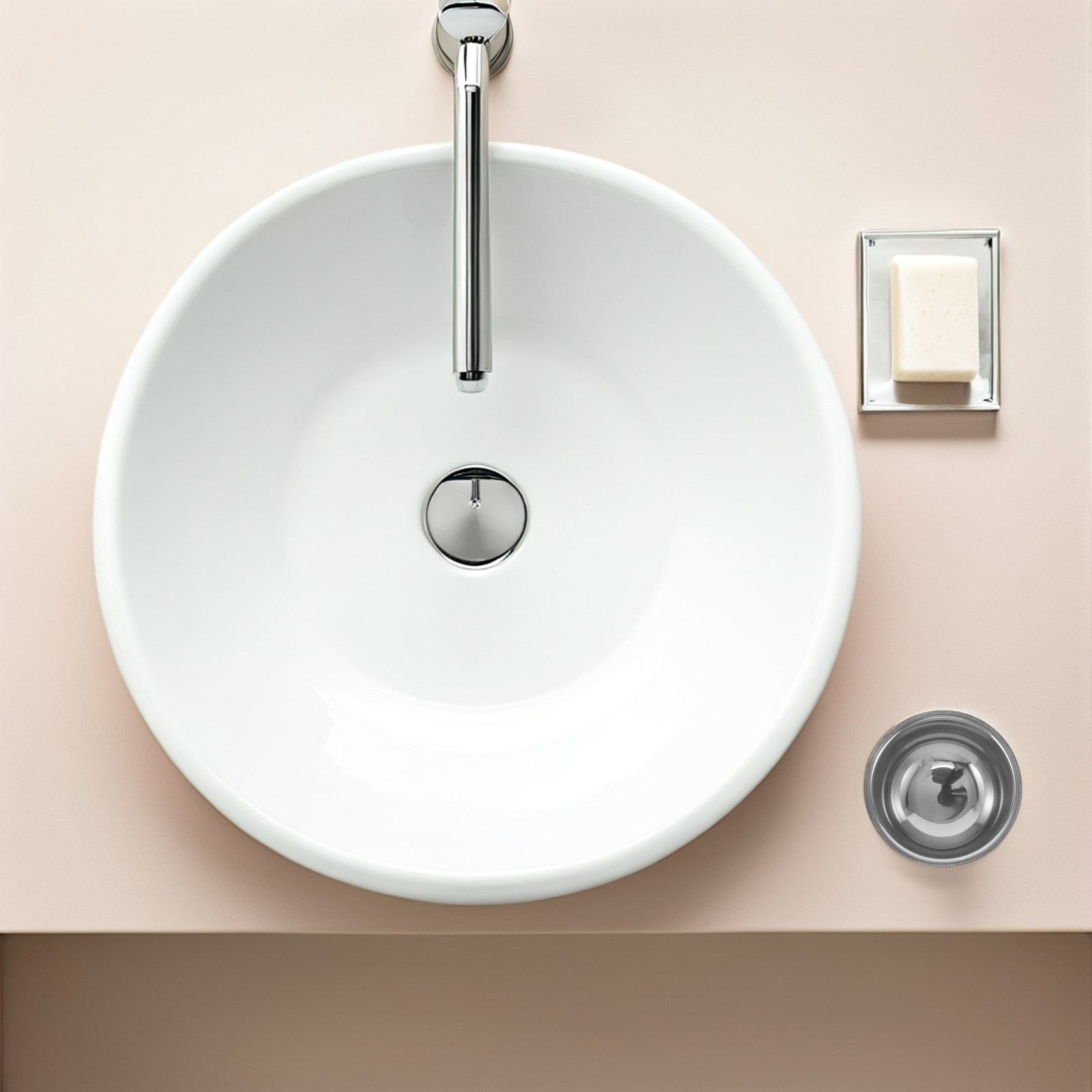 Soap Making Unit - Миска для бритья из нержавеющей стали,