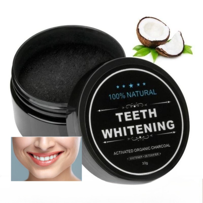 Activated Charcoal Powder - 1 коробка порошка для отбеливания зубов