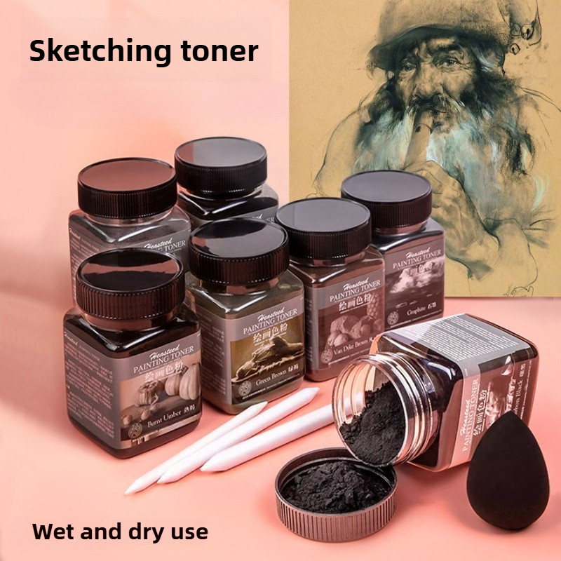 10-цветный тоник для эскизов,  – обзор и цена Activated Charcoal Powder
