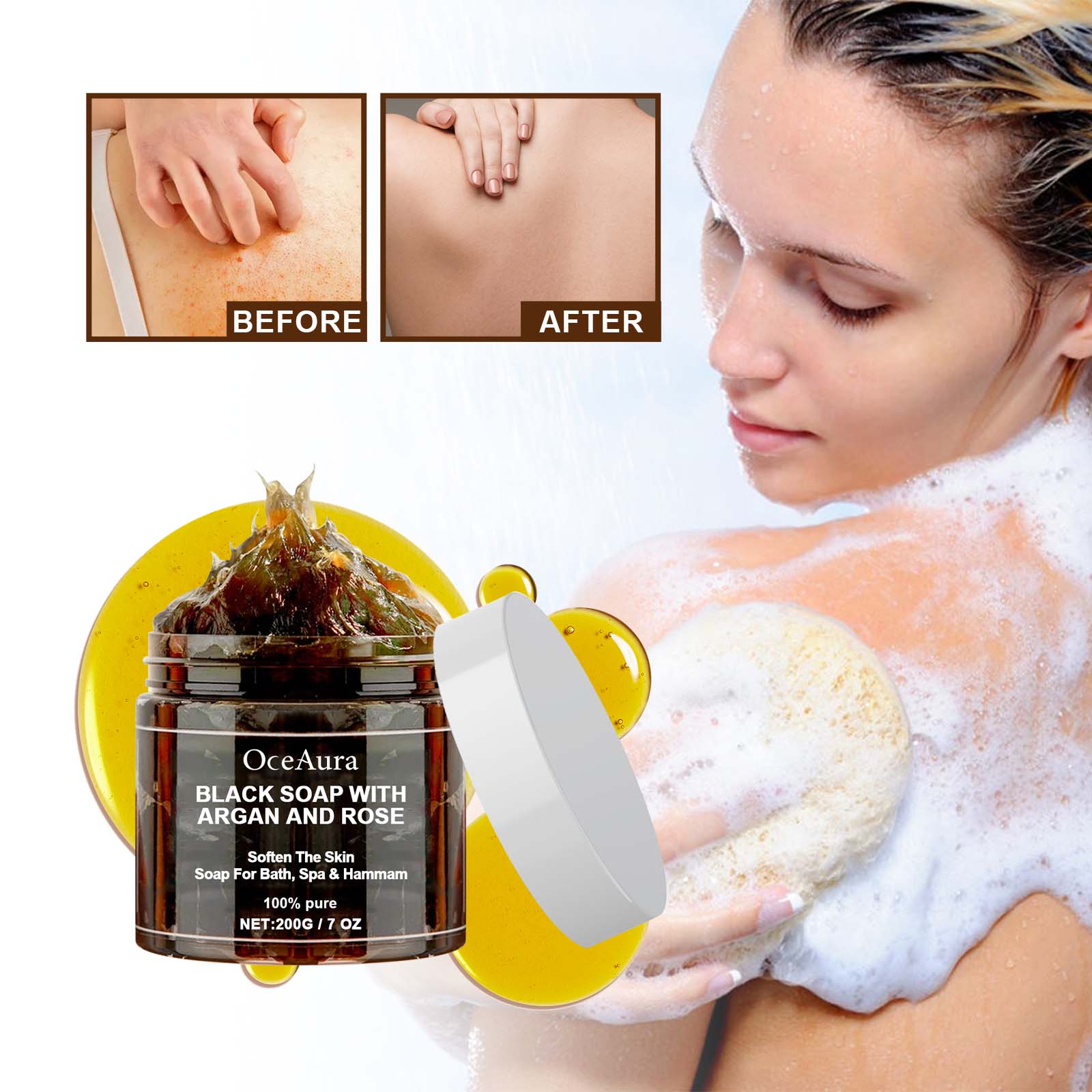 Черное мыло OCEAURA с арганой  – обзор и цена Soap Making Unit